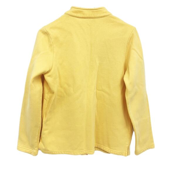 Womens Breckenridge Full Zip Yellow Embroidered Sweatshirt Jacket Size S - Picture 5 of 7